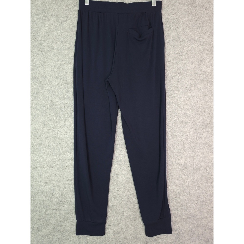 Cozy Earth Bamboo Joggers Women Medium Navy Blue Viscose Blend Lounge Pants Cozy - Picture 2 of 7